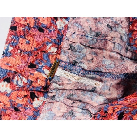 Free People Layla floral rayon tie front shorts - Picture 5 of 10
